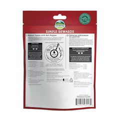 Oxbow Simple Rewards cobaya con heno Timothy y pimiento, enriquecimiento diario.
