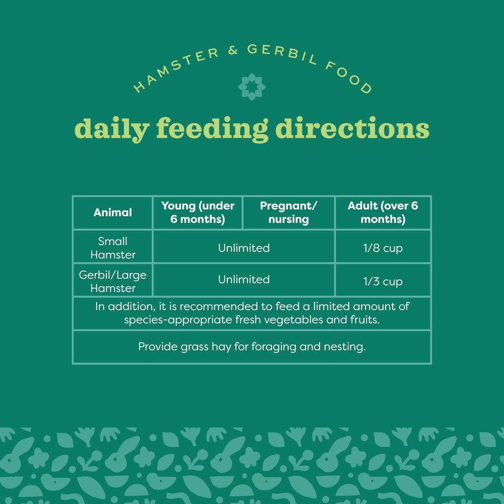 Oxbow Garden Select: recomendado por veterinarios para hámster y gerbo.