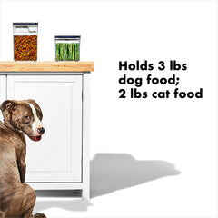 OXO Good Grips Pet POP tapa hermética desmontable para limpieza rápida