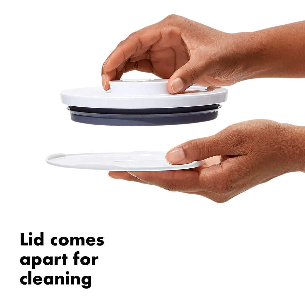 OXO Pet POP: almacenamiento compacto para mascotas, reduce el desorden en la despensa.