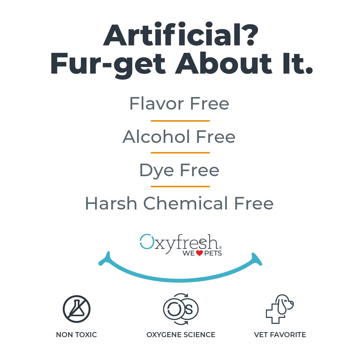 Sistema de cuidado dental de Oxyfresh para mascotas.