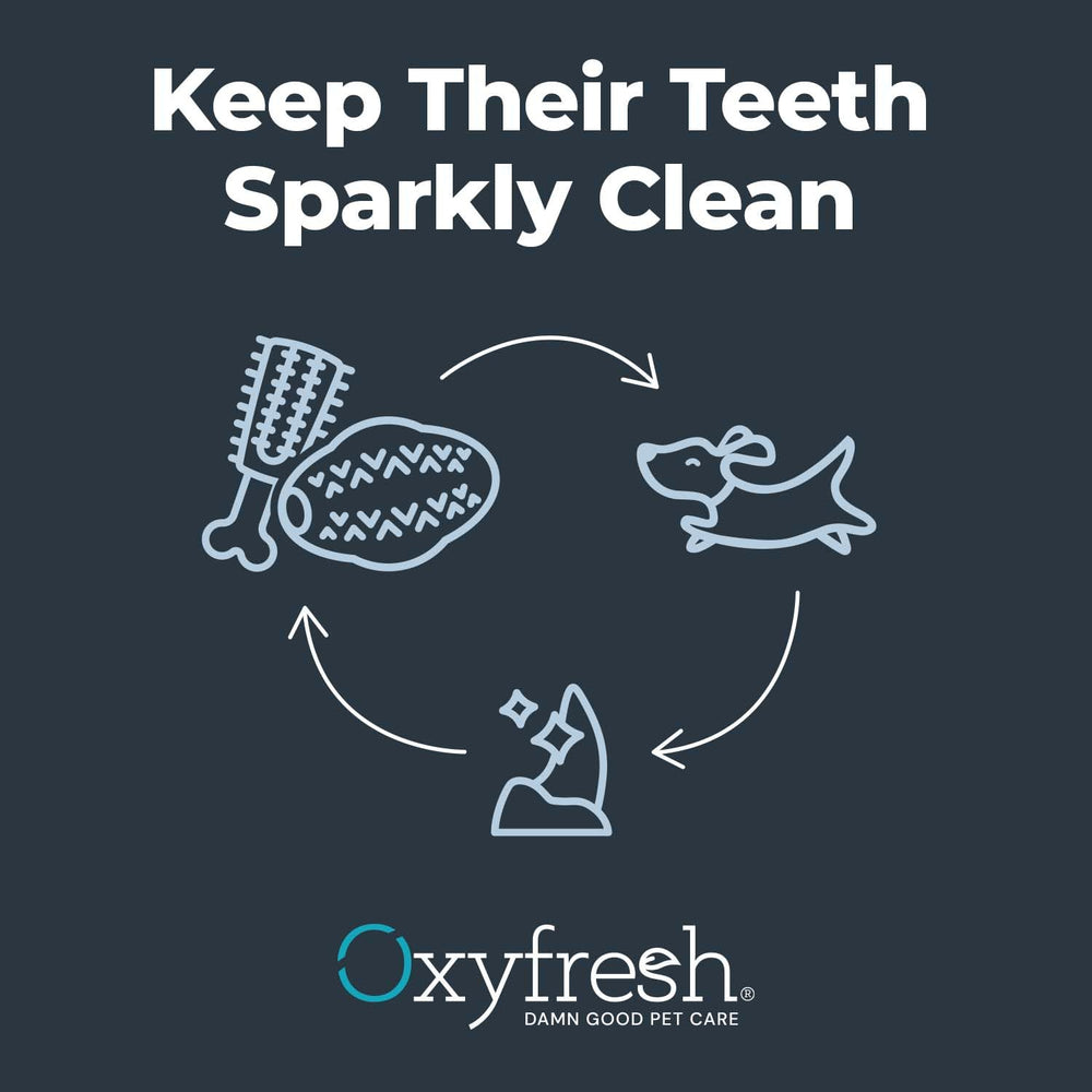 Oxyfresh Juguete dental diseño suave para perros
