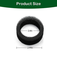 Filtro OYES para fuente de gatos, protege la bomba y reduce impurezas.