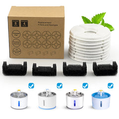 El filtro OYES para fuente de gato con carbón activado mantiene el agua más limpia.
