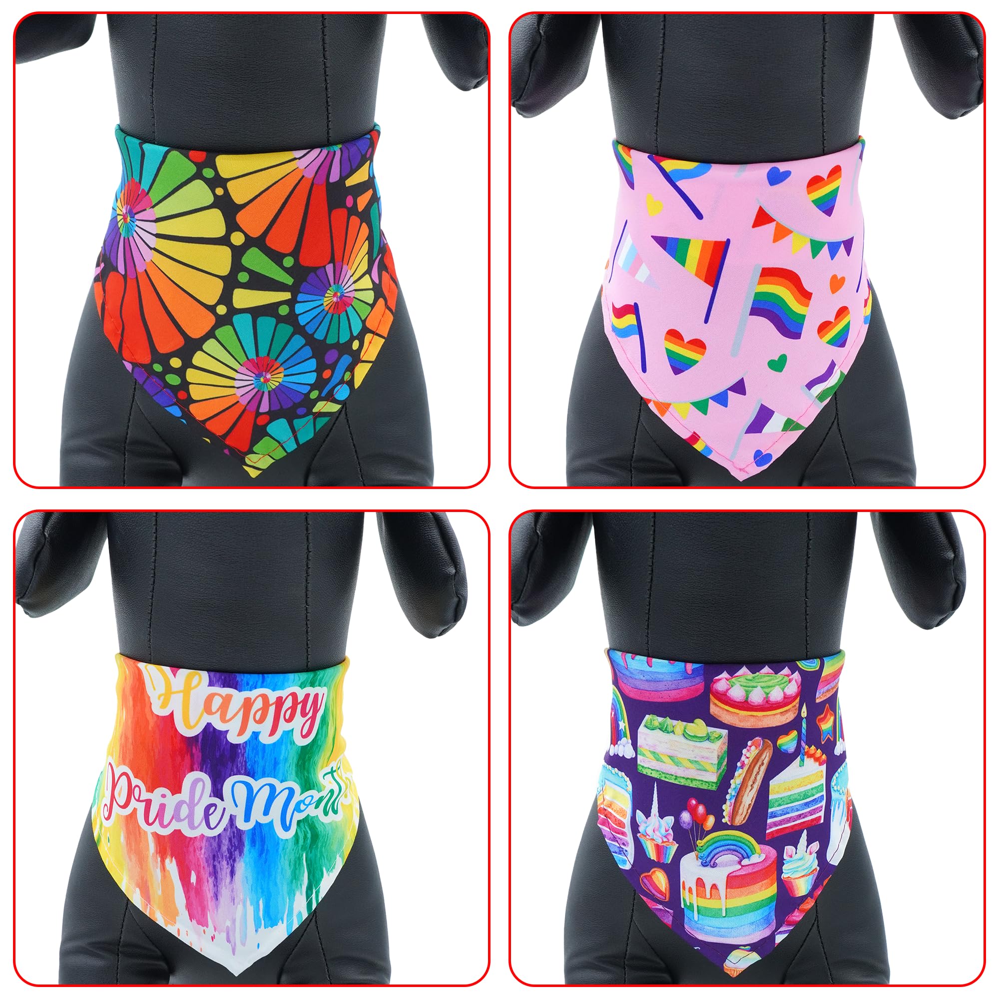 Bandana Pride XL de Pai Sence, 86x61x61 cm, suave y duradera para uso prolongado.