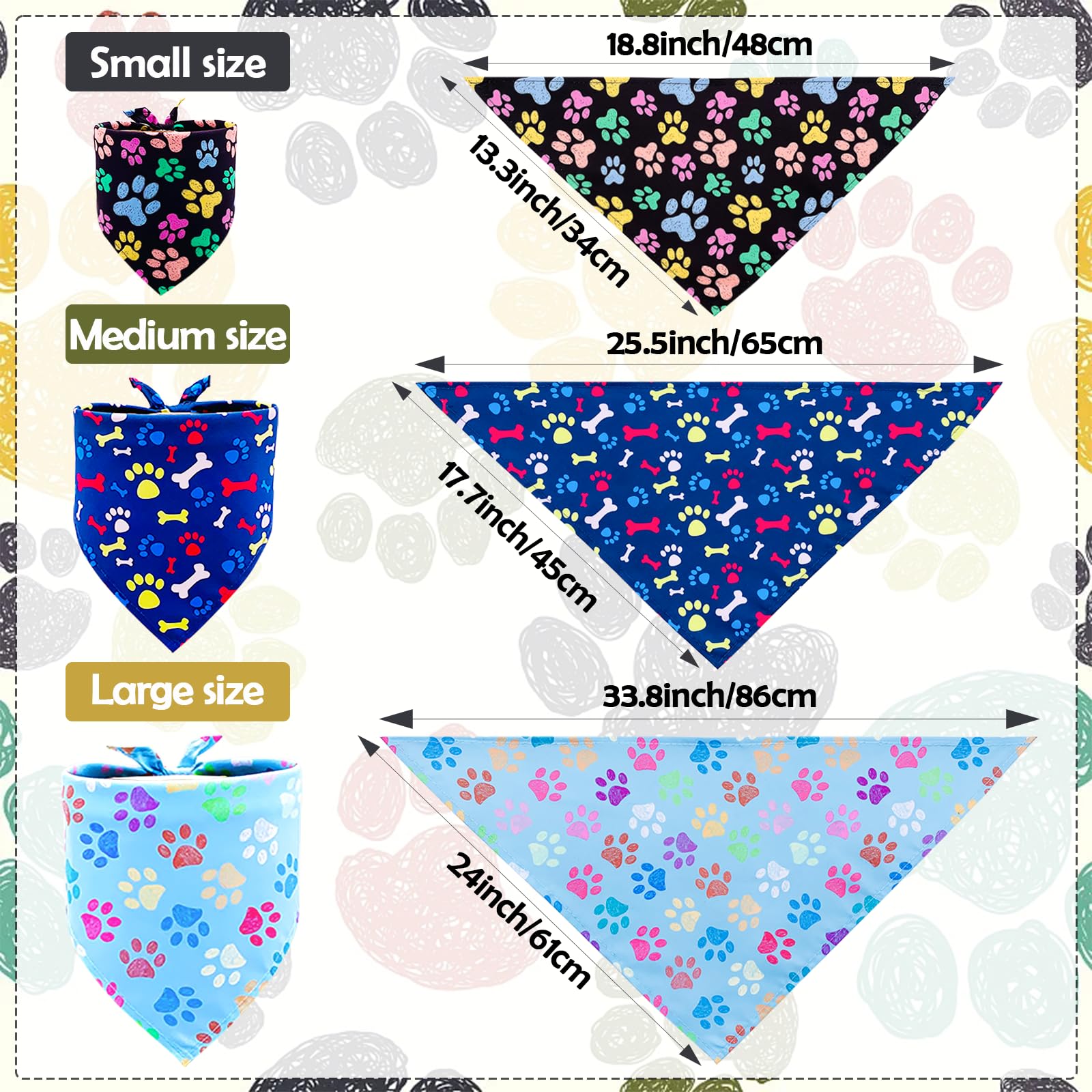 Borde cosido y suave en bandanas Pai Sence para mayor durabilidad.