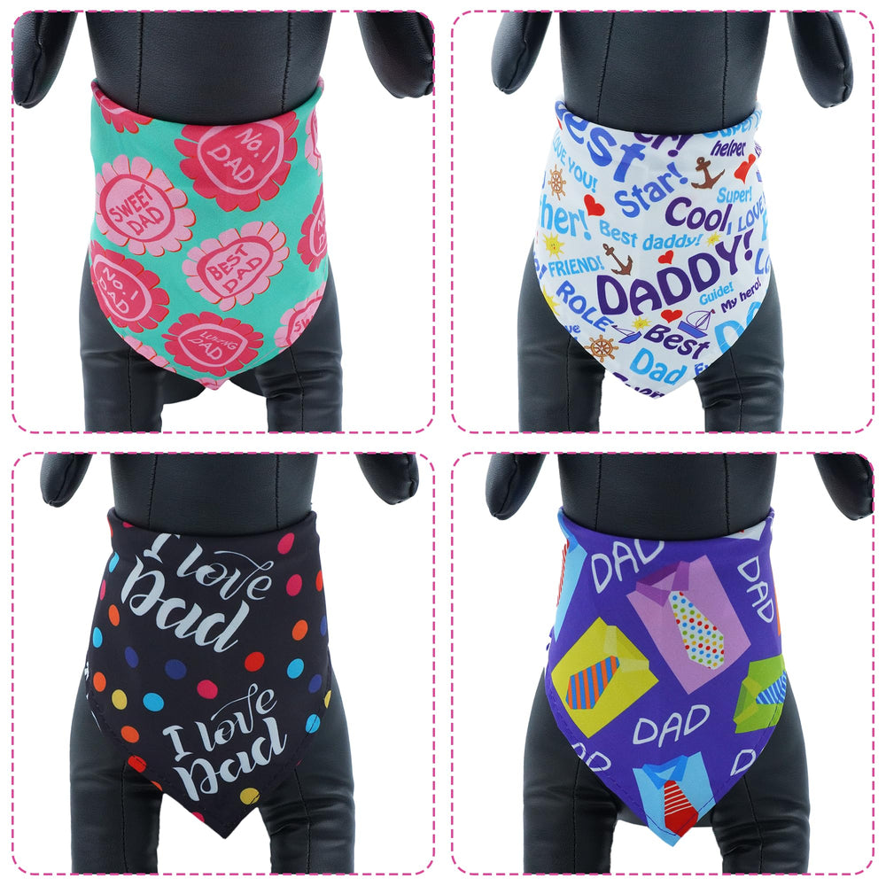 Bandana Pai Sence con estampado Día del Padre, perfecto para sesiones de fotos.