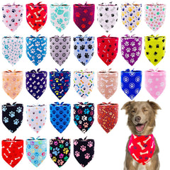 Bandanas Pai Sence XL con huella para perros grandes, lista para paseos y fotos.