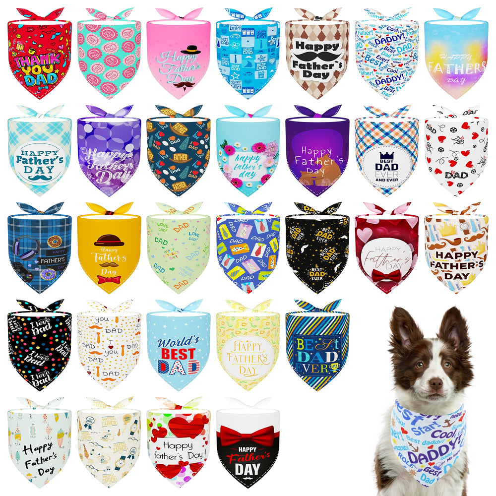 Bandana Pai Sence para perros de 33 pulgadas, ideal para el Día del Padre.