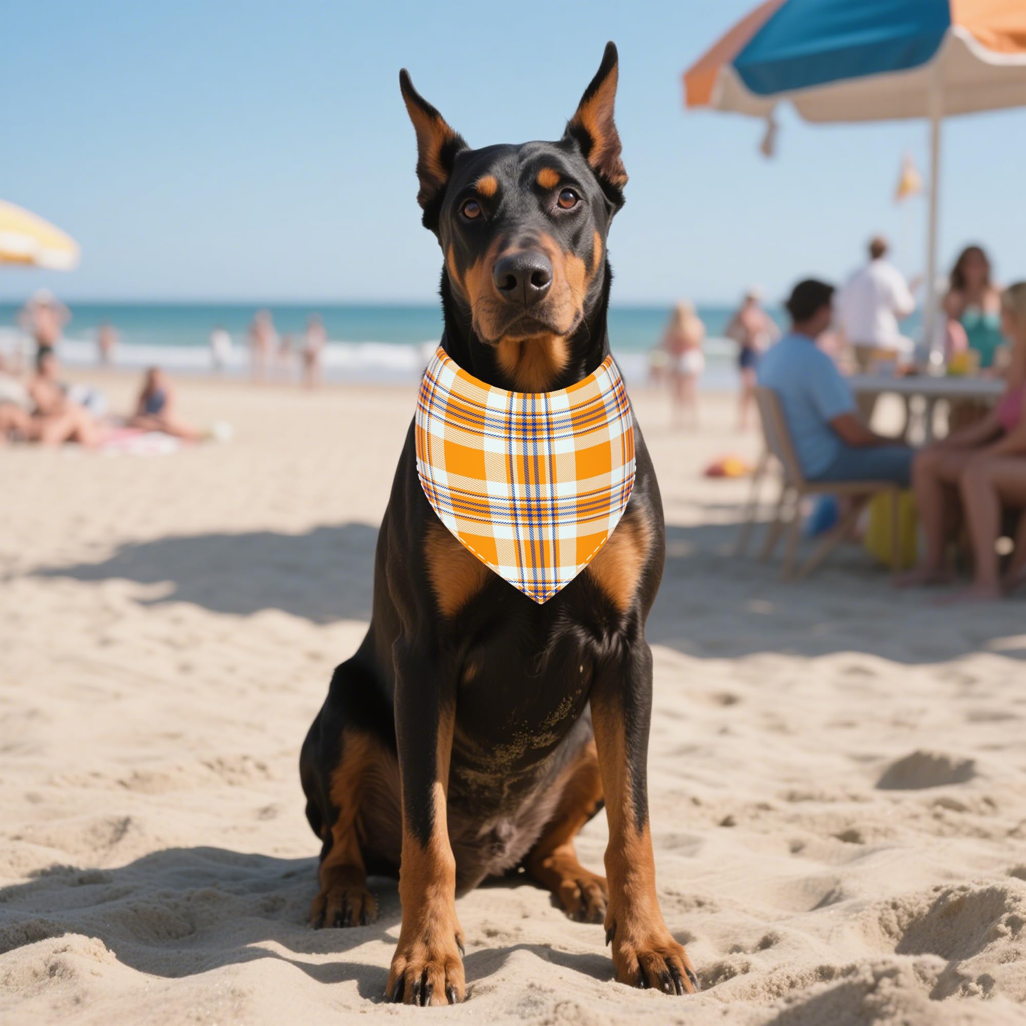 Bandanas Pai Sence plaid para fiestas y eventos con mascotas.