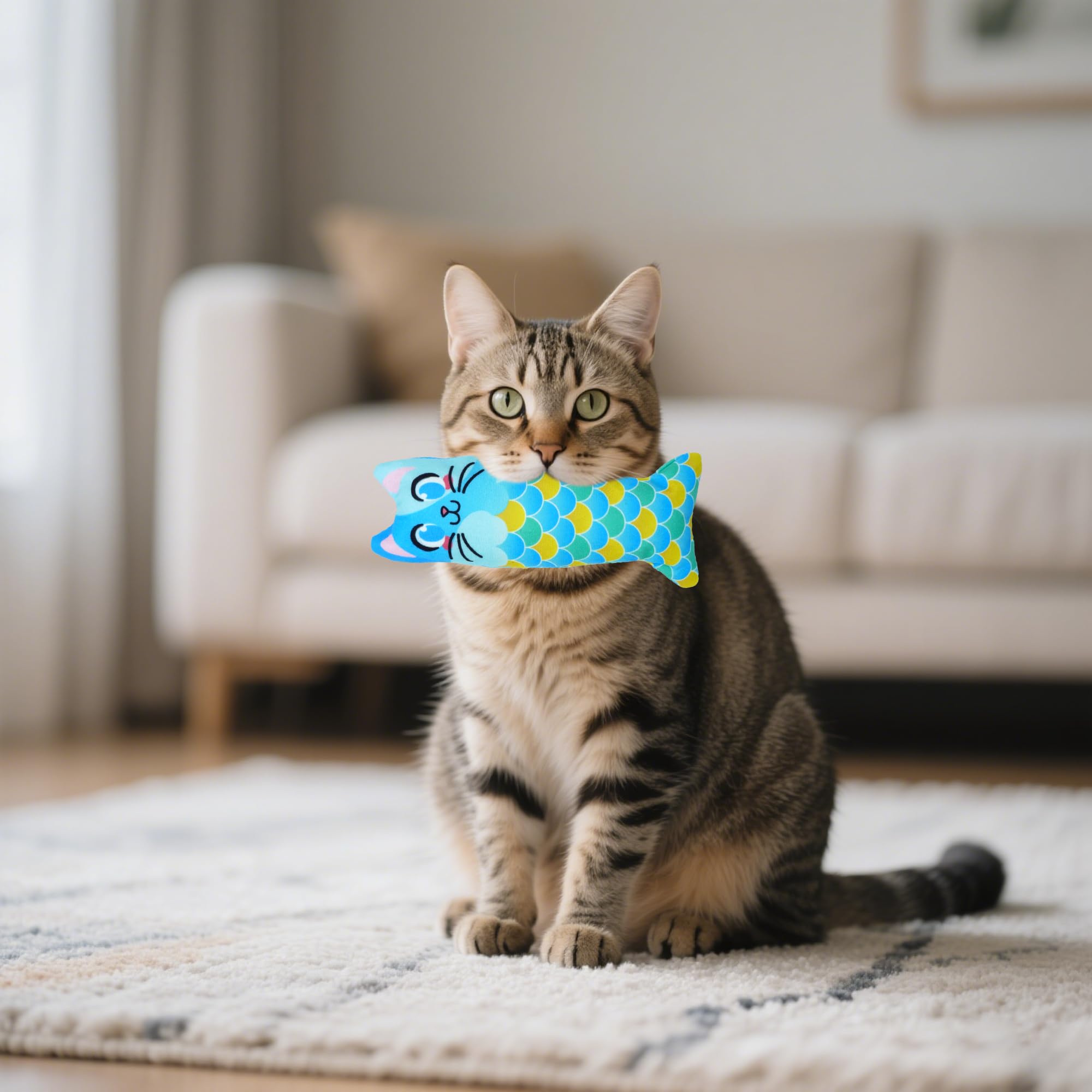 Juguete Pai Sence con catnip interior para curiosidad y juego interactivo