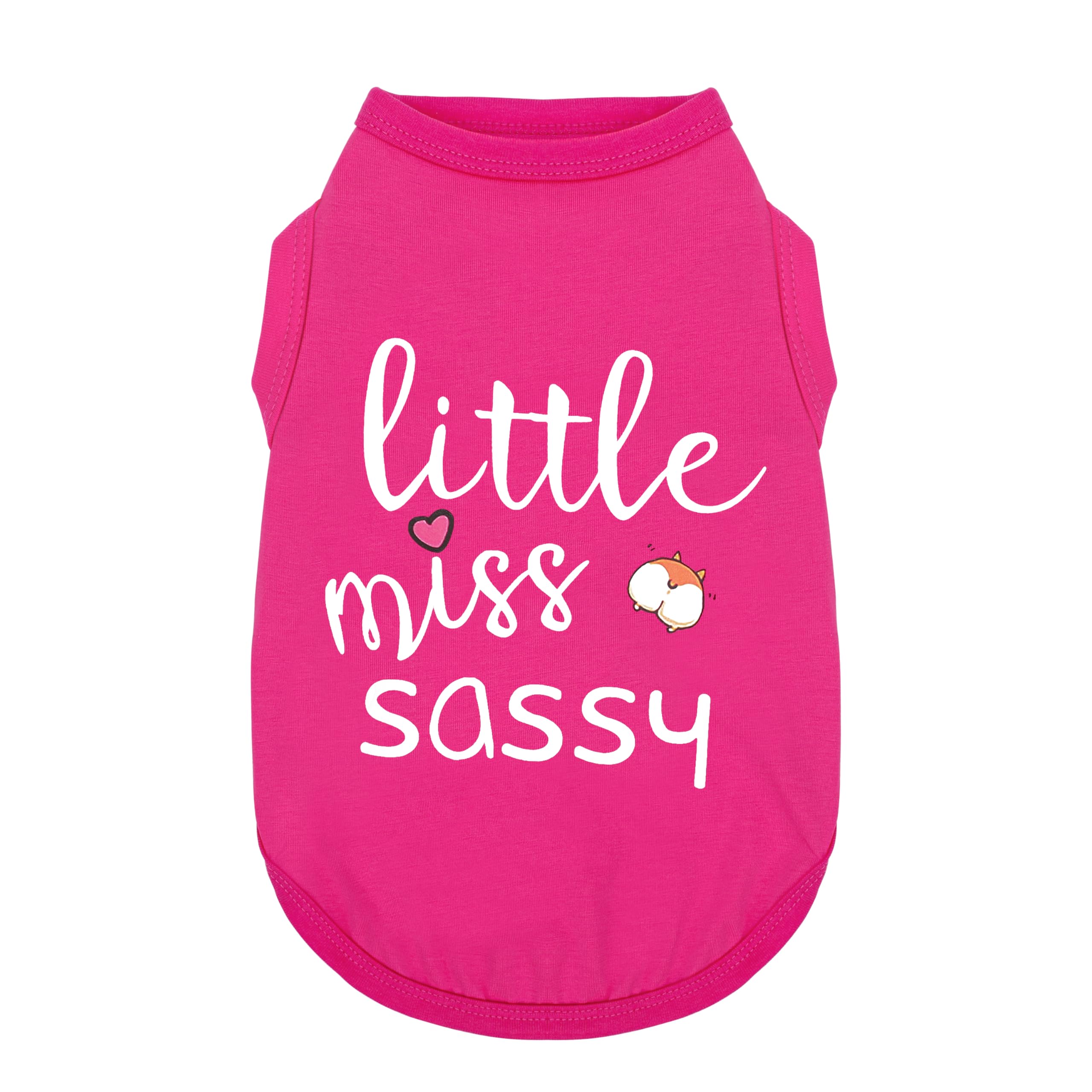 Paiaite: camiseta sin mangas Little Miss Sassy, vista frontal, cómoda y transpirable para paseos