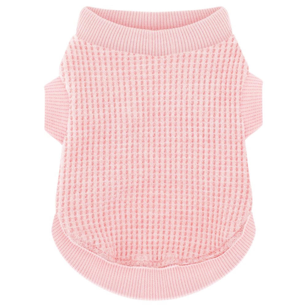Paiaite camiseta para perrito rosa con ajuste elastico, ideal para paseos diarios