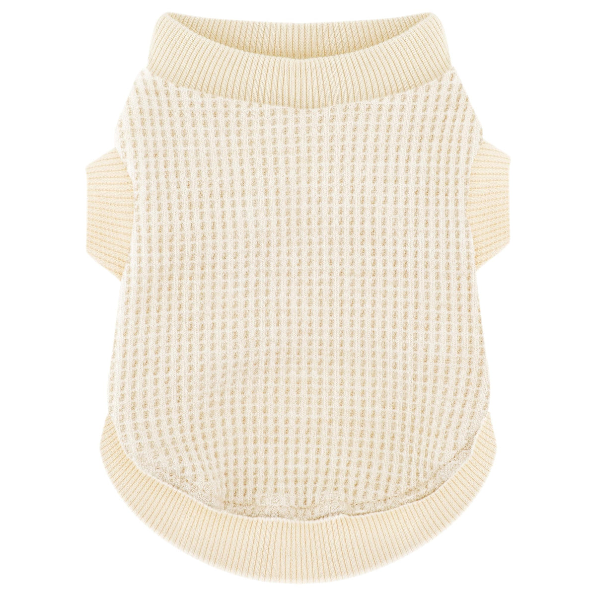 Camiseta Paiaite para perros pequeños, vista frontal, ajuste cómodo para evitar tirones al vestir.