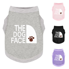 Paiaite: camiseta para perro con cara del perro impresa, ideal para paseos.