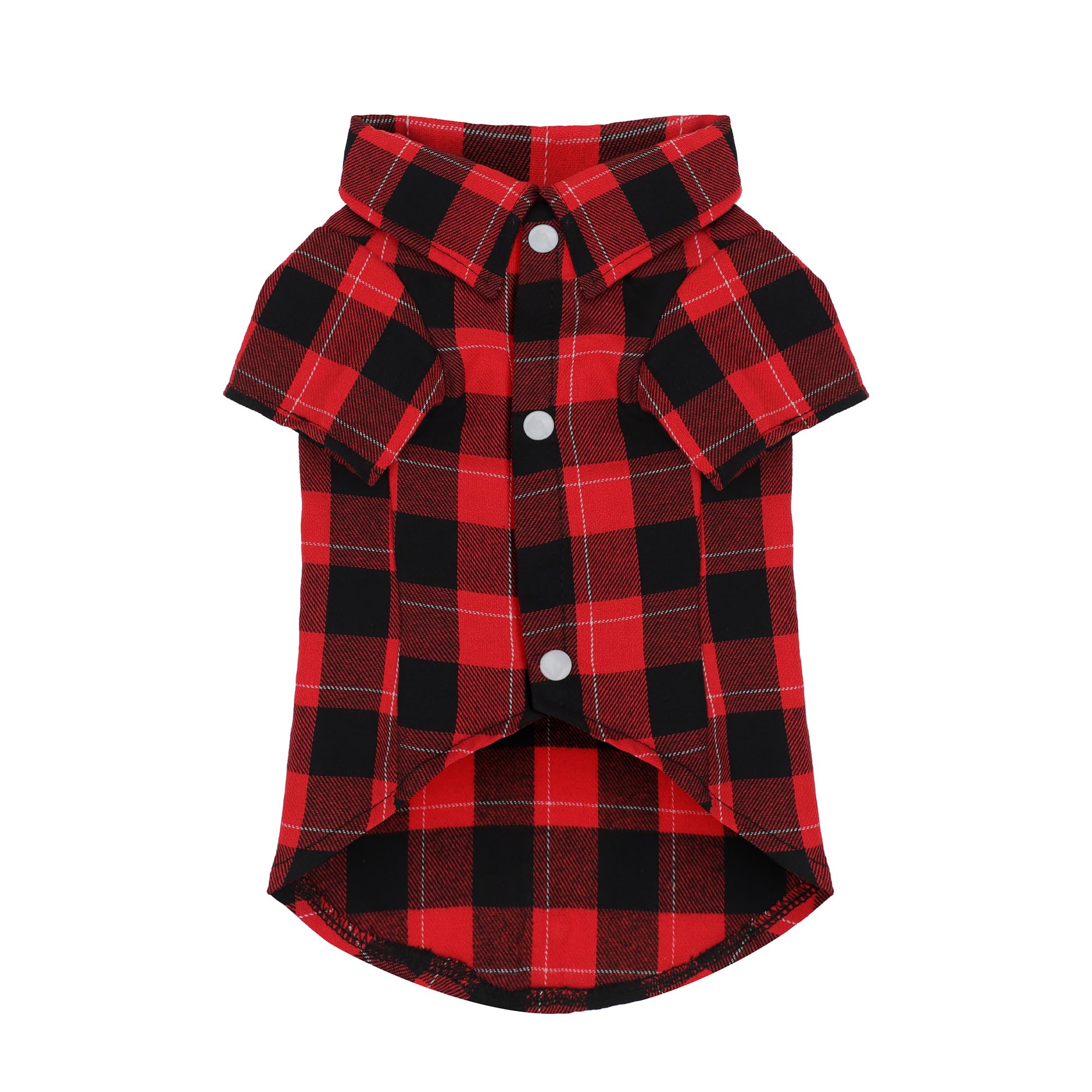 Camiseta Paiaite para perro con cuadros clásicos, estilo atemporal para paseos.