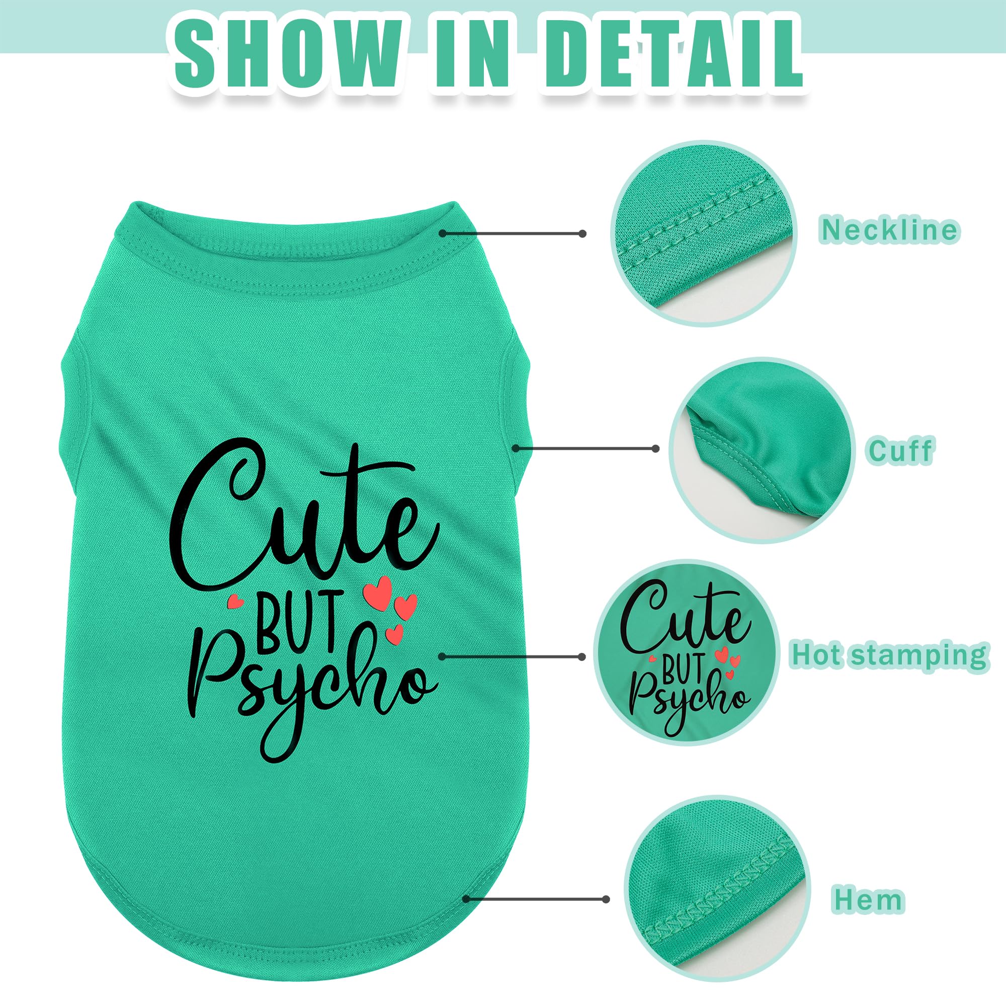 Paiaite camiseta-perro fácil de vestir, reduce estrés al colocarla.