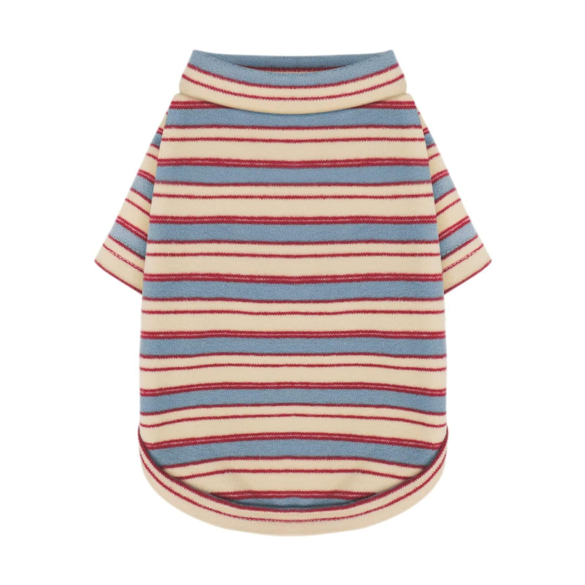 Paiaite camiseta perro rayas azul, cómodo para paseos diarios