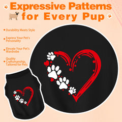 Paiaite prenda casual para perro, cuerpo ligero y cómodo gracias al algodón.