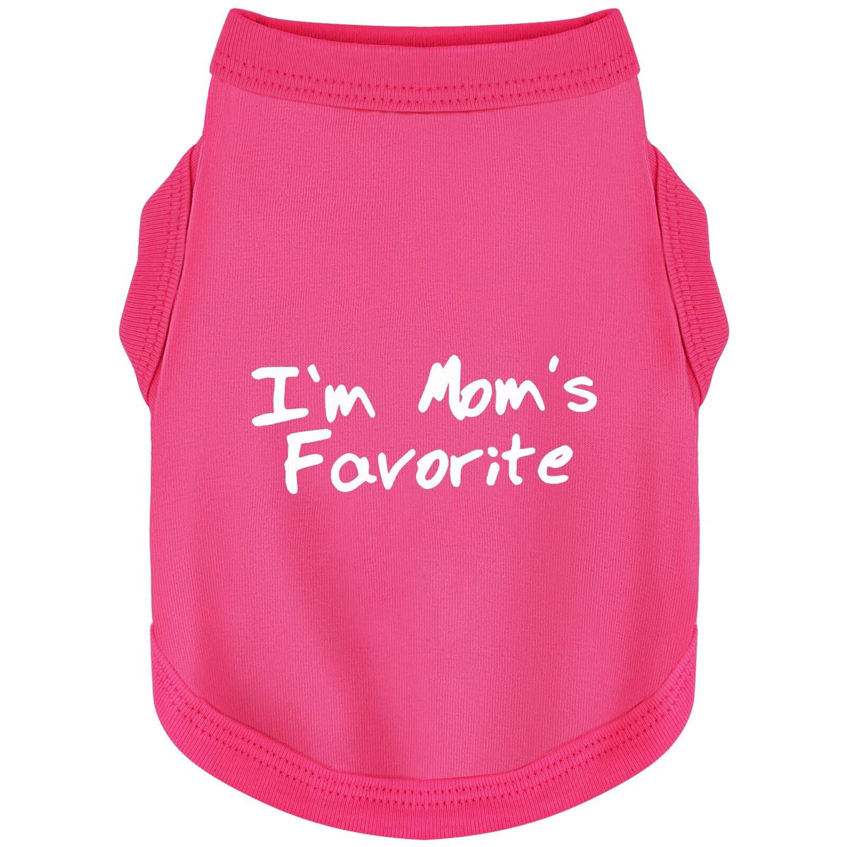 Paiaite Camiseta para perro sin mangas con impresión mamá favorita, ideal para paseos.