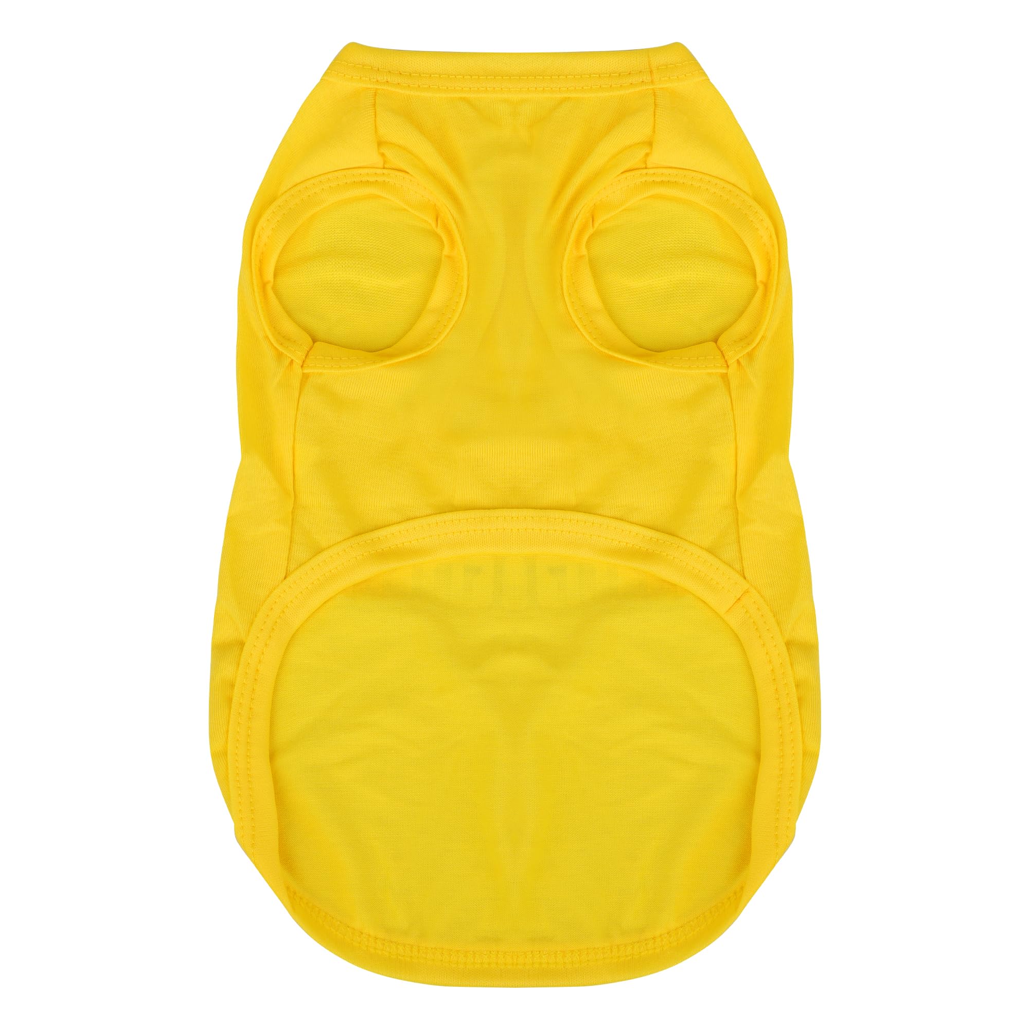 Paiaite camiseta de perro con lema para mamá en amarillo, ideal para salidas.