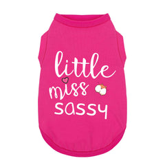 Paiaite camiseta para perros sin mangas con estampado rosa, ideal para paseos.