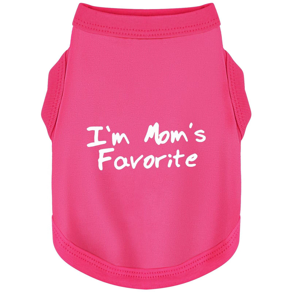 Paiaite camiseta perro sin mangas rosa, tacto suave para piel sensible.