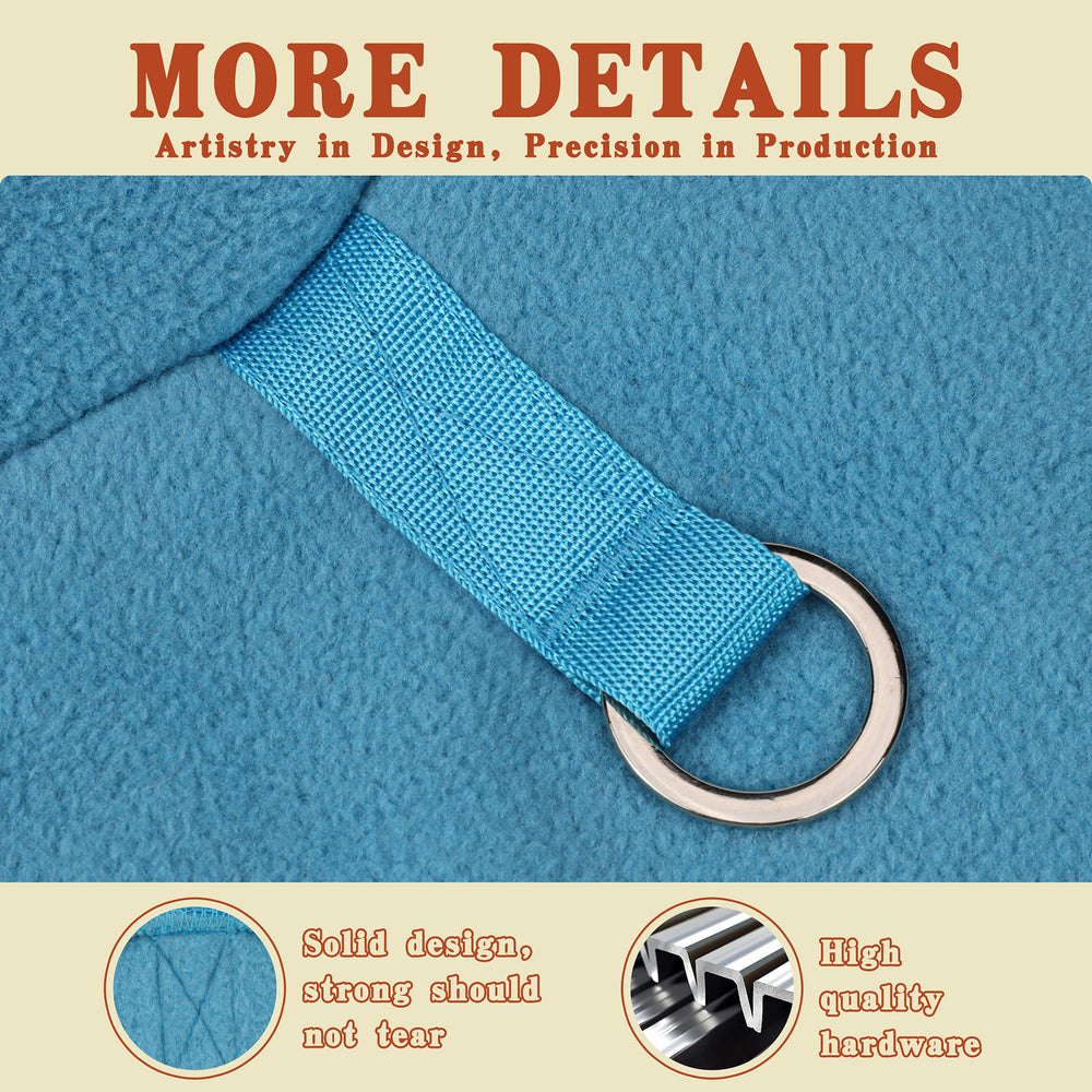 Paiaite chaqueta azul lago para perros visibles en exteriores.