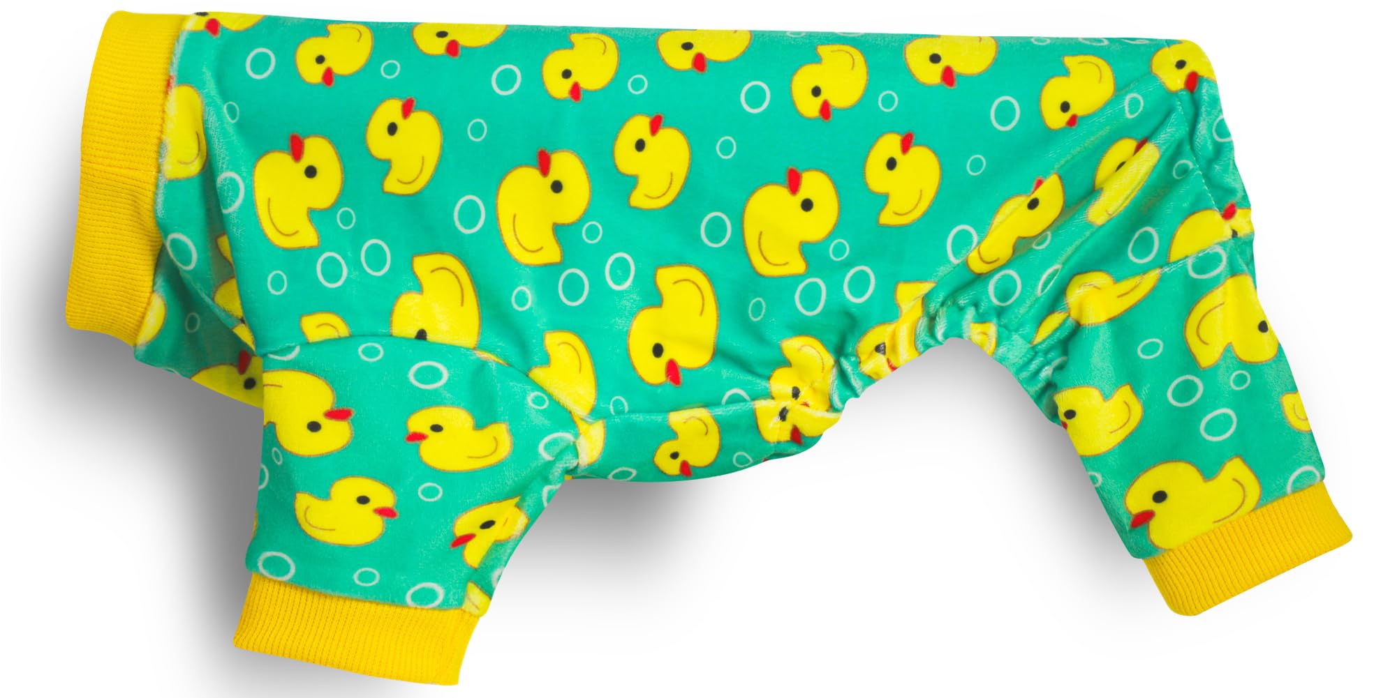 Paiaite pijama para perro, patrón cerdo; tela suave que absorbe humedad.