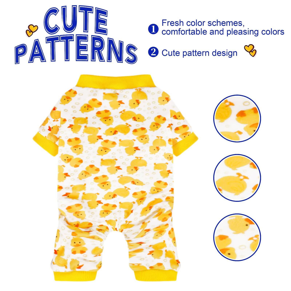 Paiaite Pijama para Perro Onesie, resistente a la lavadora para limpieza rápida.