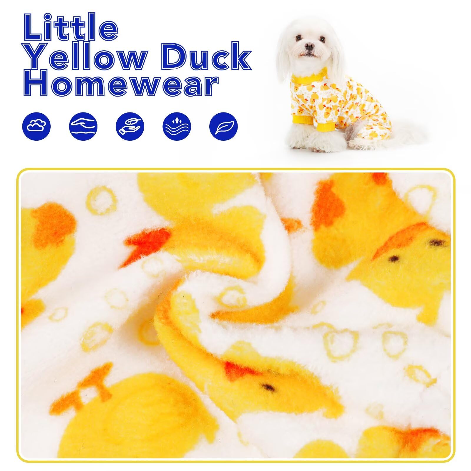 Paiaite Pijama para Perro Onesie, uso en casa para dormir cómodo y limpio.