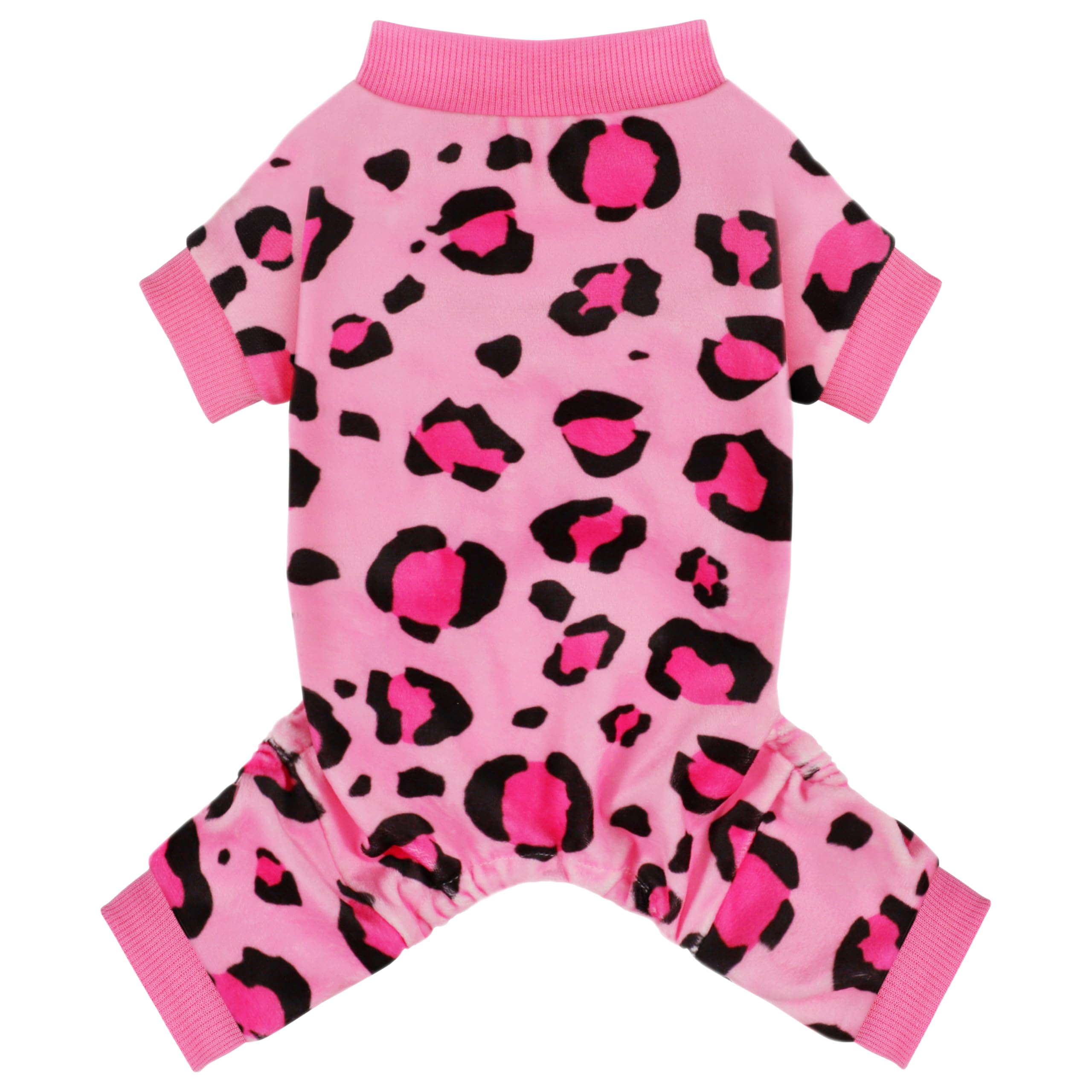 Paiaite pijama perro rosa leopardo frente talla-xs, confort nocturno seguro