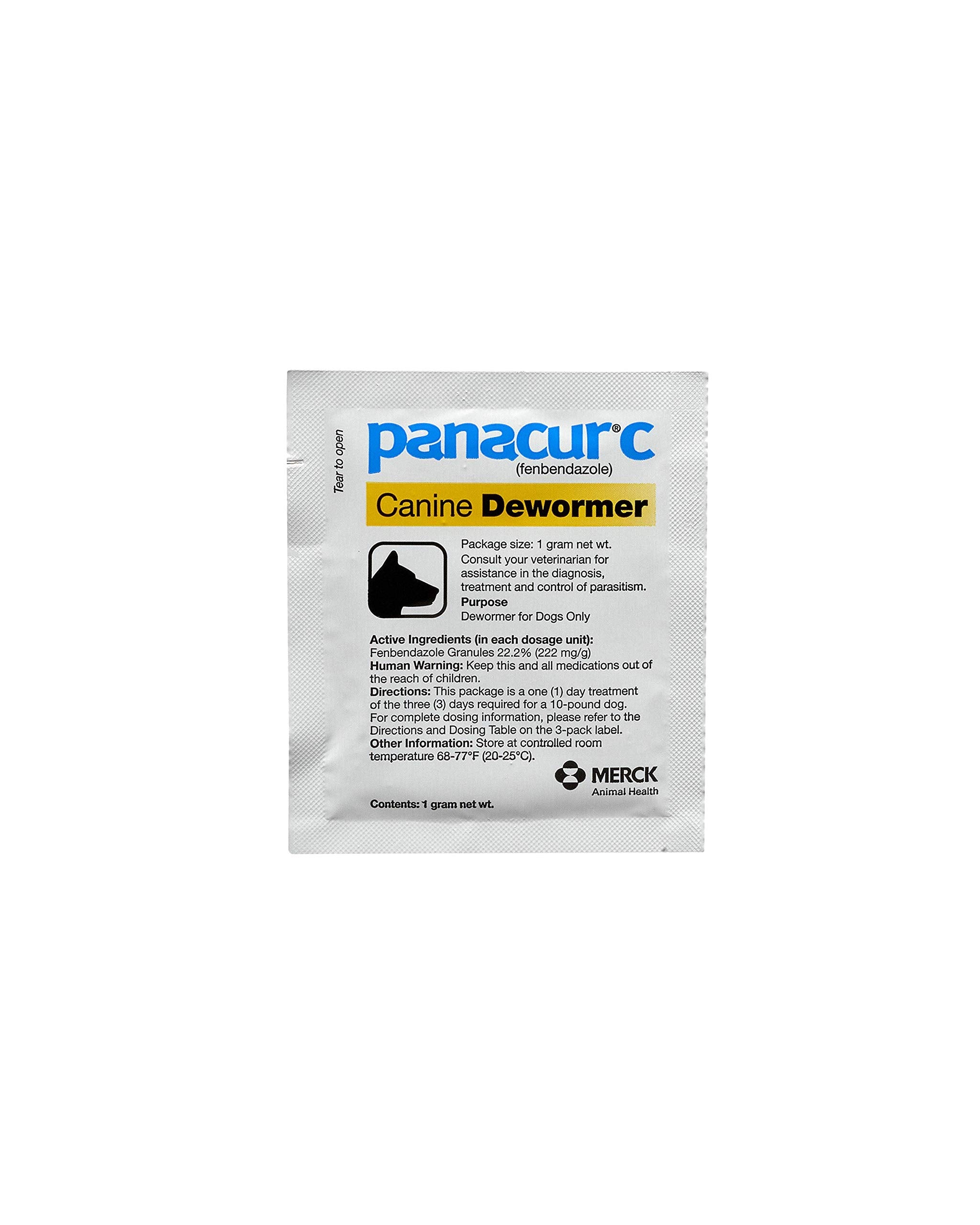 Panacur C, dosis diaria durante tres días