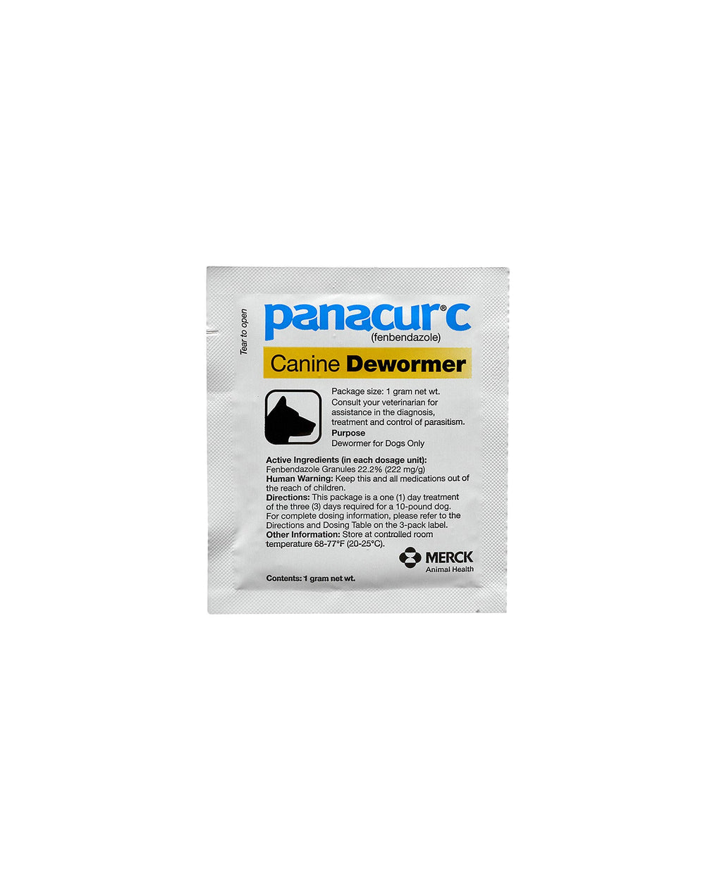 Panacur C, dosis diaria durante tres días