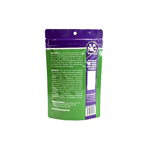 Pangea Dieta para geckos, higos e insectos, ideal para estimular la alimentación.
