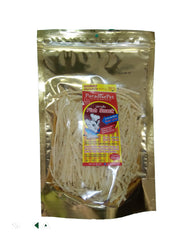 Paradise Pet Snack Pescado: empaque visible, premio nutritivo para mascotas pequeñas