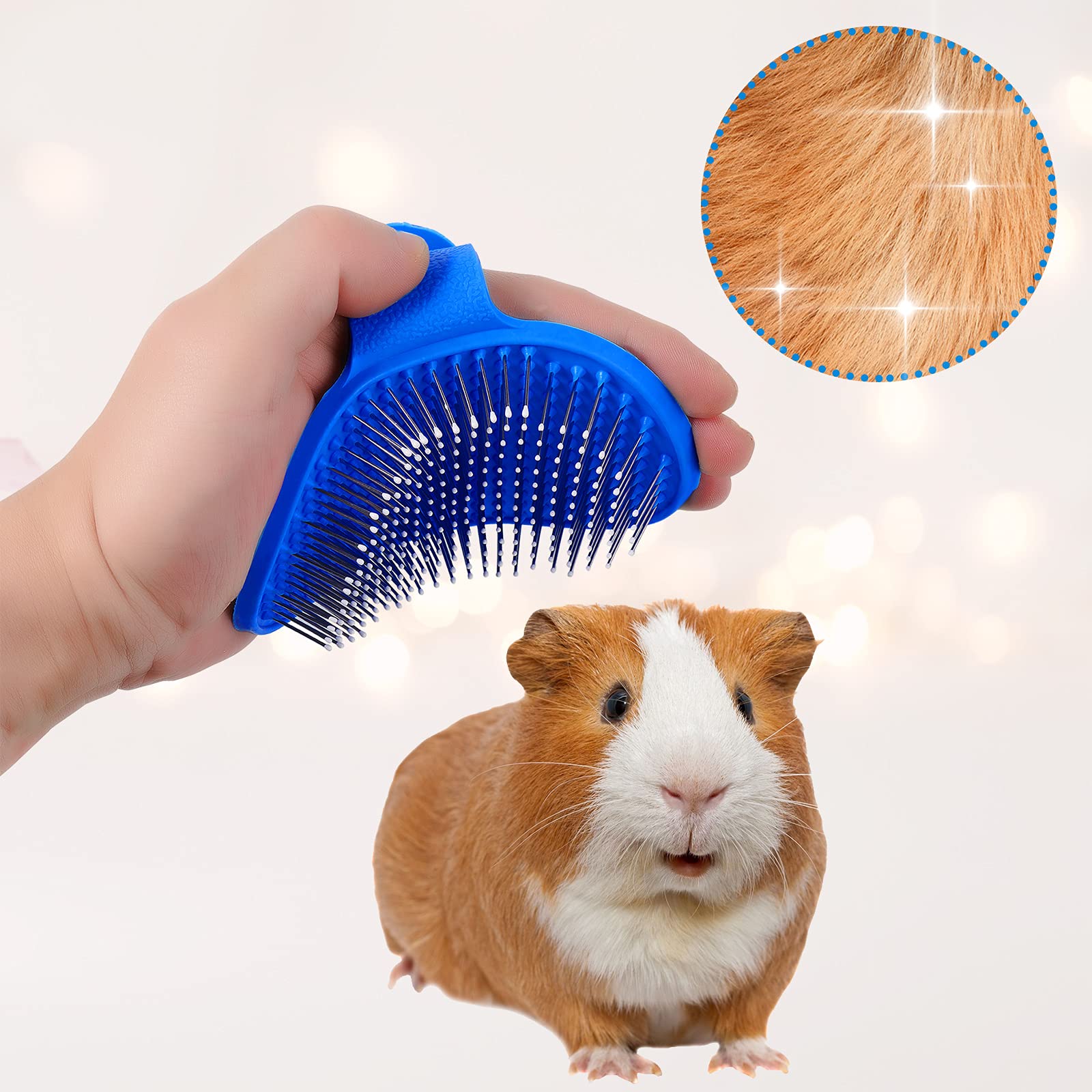 Patelai kit conejo mango aro ajustable: agarre cómodo durante grooming