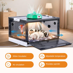 PAULOZYN caja transparente para observar cachorros sin perturbación.