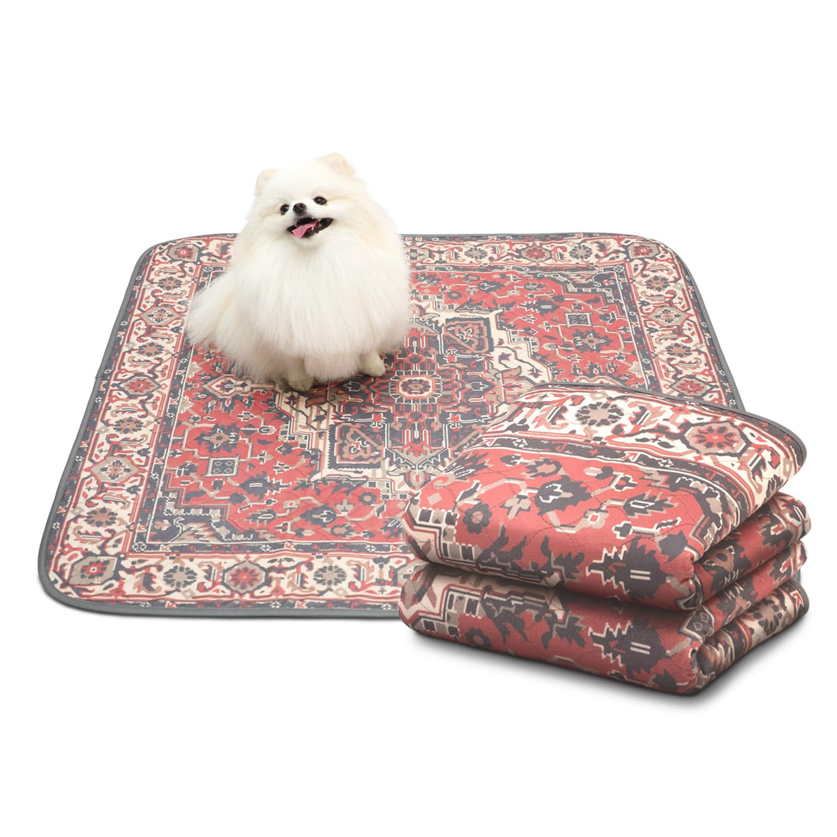 Paw Inspired almohadilla para perros con diseño persa, ideal para entrenamiento y protección del suelo.