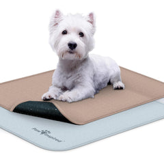 Paw Inspired: almohadilla lavable para jaula de perros 24x18, protege cama y jaula.