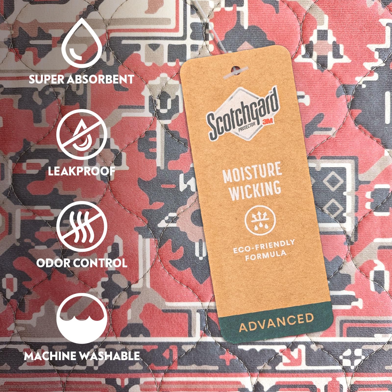 Paw Inspired base impermeable con silicona antideslizante para mayor seguridad.