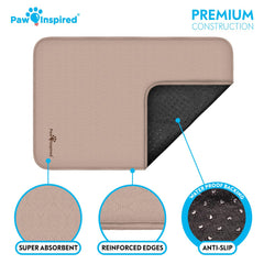 Paw Inspired borde reforzado y lavable para mayor protección en perros y jaulas.