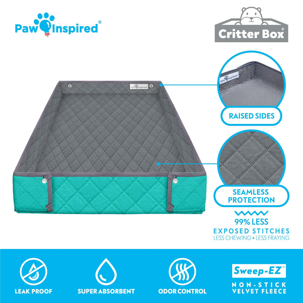 Paw Inspired Critter Box lavable a máquina facilita la limpieza