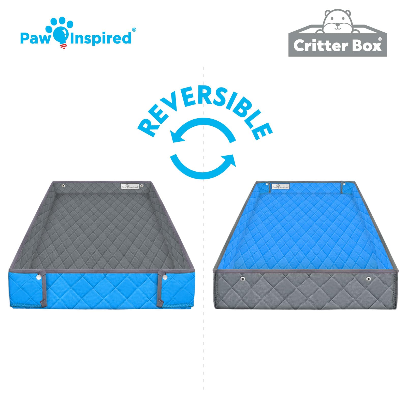Paw Inspired forro lavable a máquina para limpiezas rápidas.
