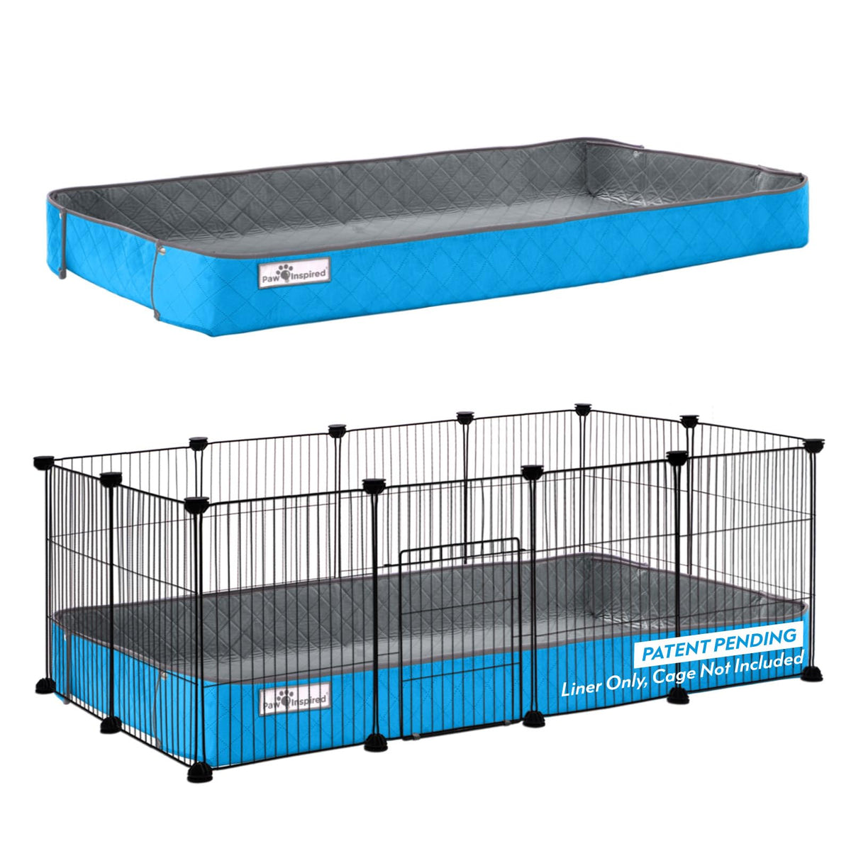 Paw Inspired Critter Box liner lavable, para jaula, comodidad diaria