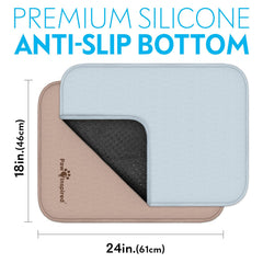 Paw Inspired: fondo impermeable y antideslizante para mayor seguridad.