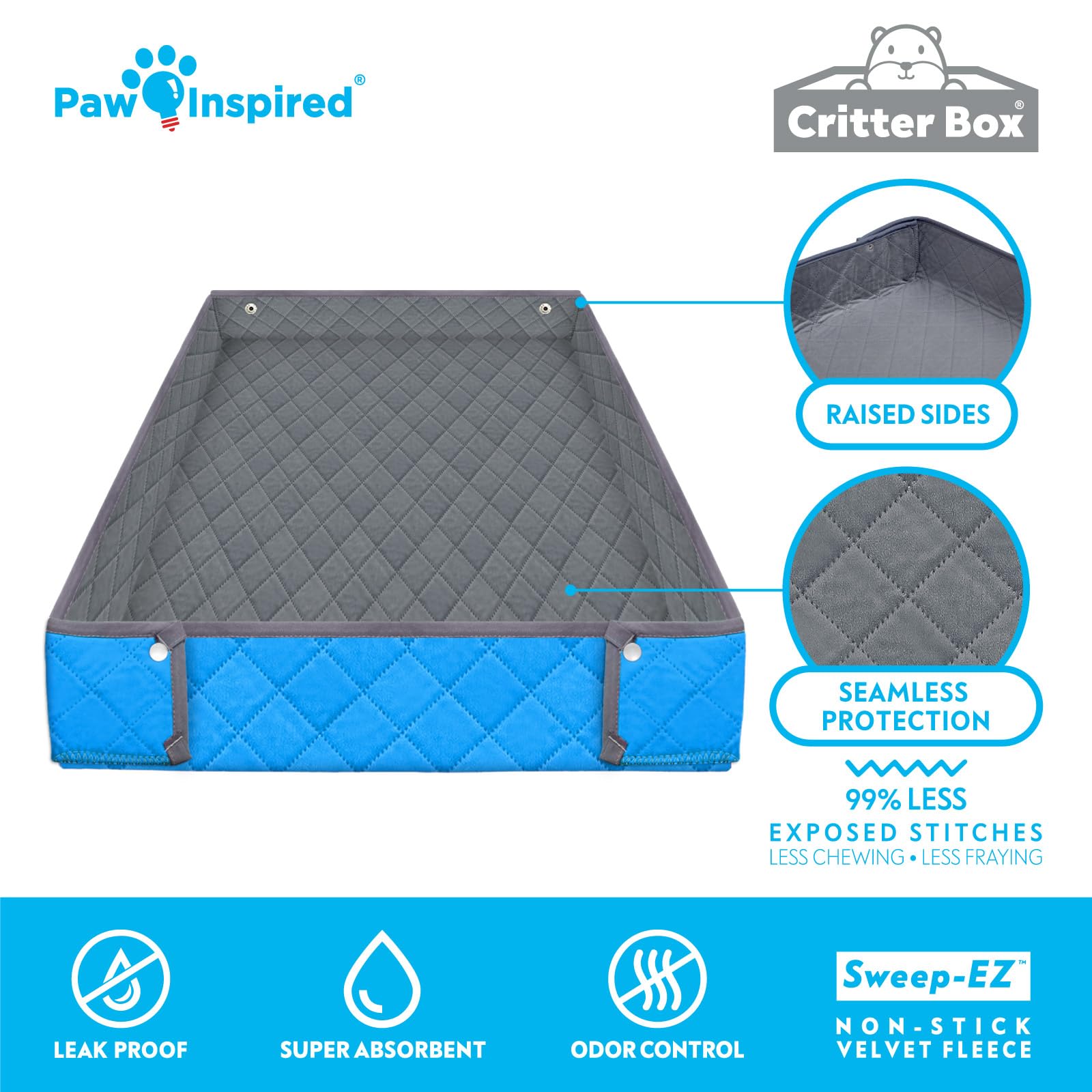 Paw Inspired medida 24x48 jaula 2x4, ajuste ideal