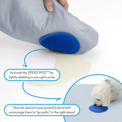 Paw Inspired Speed Spot base antideslizante mantiene estable la alfombrilla.