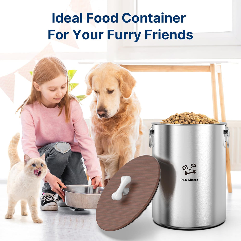 Paw Libero limpieza sencilla, acero inoxidable que no retiene olores.