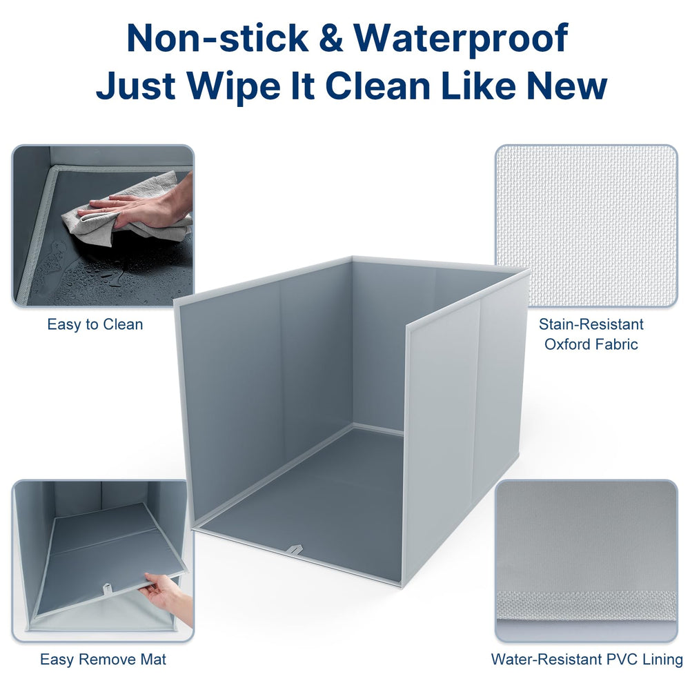 Paw Libero revestimiento PVC impermeable facilita limpieza y mantiene seco.